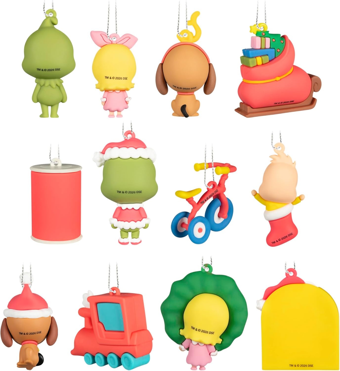 image:imageHallmark Countdown Calendar Box with 12 Mini Ornaments Dr Seusss How the Grinch Stole Christmas Countdown Calendar and Miniature Ornaments Gifts for Dr Seuss Fans