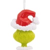 Hallmark Christmas Ornament, Dr. Seuss’s How The Grinch Stole Christmas! Grinch in Santa Hat Ornament, Gifts for Dr. Seuss Fans