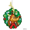 Hallmark Christmas Ornament, Dr. Seuss’s How The Grinch Stole Christmas! Max in Wreath Ornament, Blown Glass, Gifts for Dr. Seuss Fans