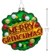 Hallmark Christmas Ornament, Dr. Seuss’s How The Grinch Stole Christmas! Merry Grinchmas Ornament, Blown Glass, Gifts for Dr. Seuss Fans