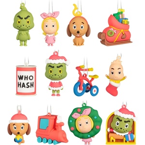 Hallmark Countdown Calendar Box with 12 Mini Ornaments, Dr. Seuss’s How the Grinch Stole Christmas! Countdown Calendar and Miniature Ornaments, Gifts for Dr. Seuss Fans