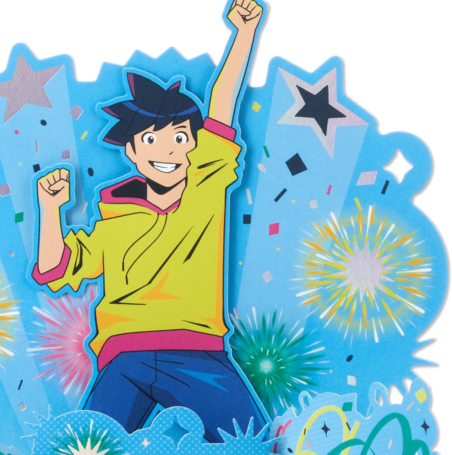 image:imageHallmark Paper Wonder Anime PopUp Card Celebrating You for Birthdays Graduations Congrats