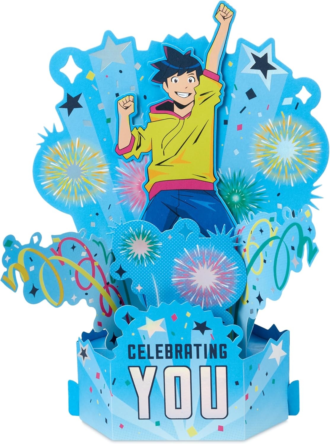 image:imageHallmark Paper Wonder Anime PopUp Card Celebrating You for Birthdays Graduations Congrats