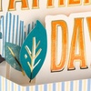 Hallmark Paper Wonder 3D Pop-Up Father’s Day Card (Modern Leaves) for Dad, Brother, Uncle, Grandpa, Husband(Happy Father’s Day)