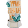 Hallmark Paper Wonder 3D Pop-Up Father’s Day Card (Modern Leaves) for Dad, Brother, Uncle, Grandpa, Husband(Happy Father’s Day)