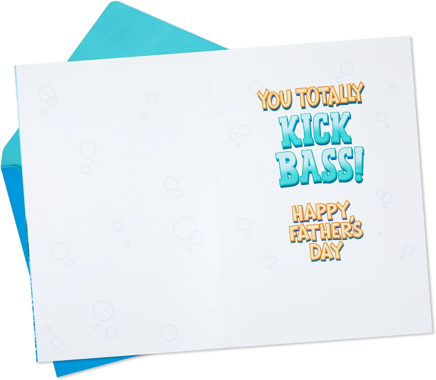 image:imageHallmark Funny Fathers Day Card With Sound and Light You Totally Kick Bass Fishing Puns and Dad JokesYou Totally Kick Bass