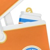 Hallmark Paper Craft Father’s Day Card with Mini Card (Coolest Dad Ever, Orange Cooler) for Dad, Uncle, Grandpa, Brother(Coolest Dad Ever)