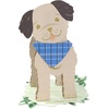 Hallmark Paper Craft Pop-Up Father’s Day Card (Pawsitively Amazing) Cute Puppy Dog with Removable Bandana(Pawsitively Amazing)