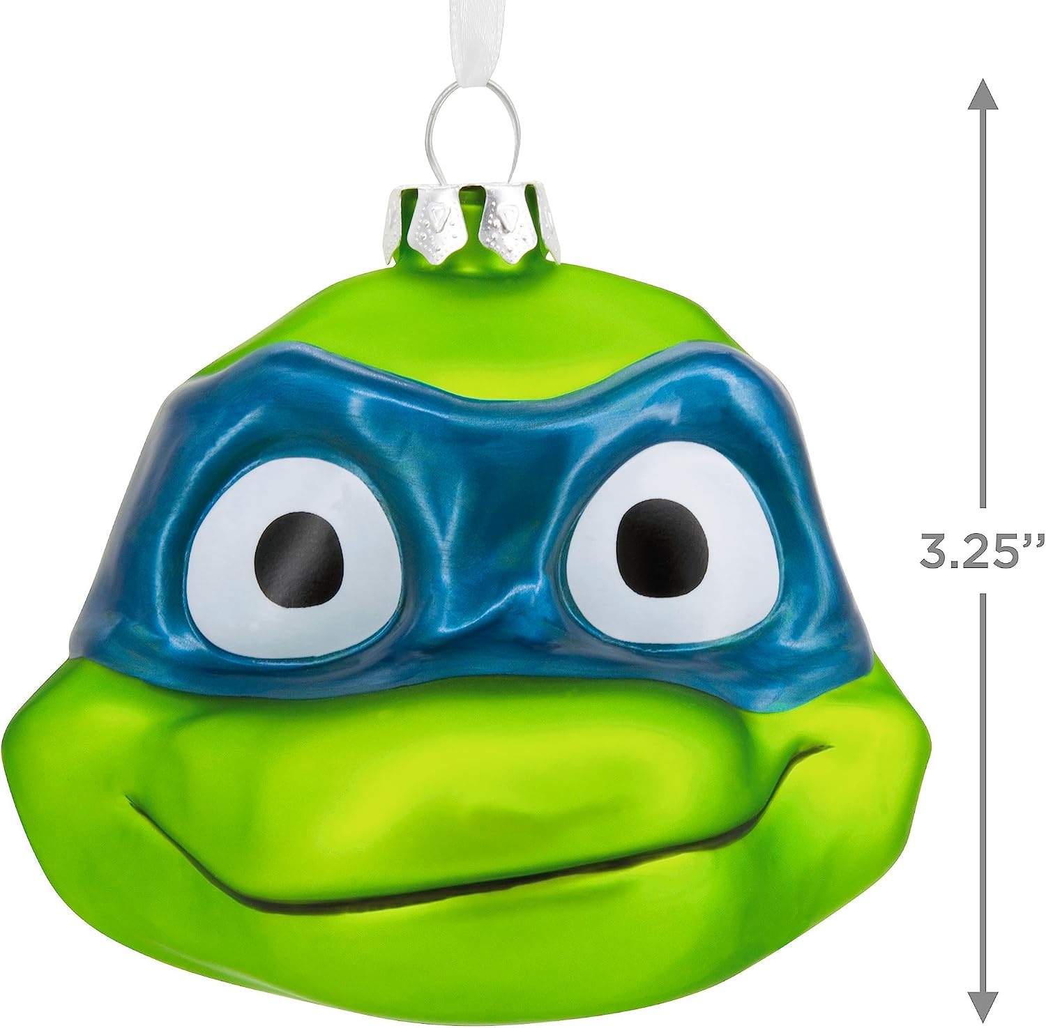 image:imageHallmark Teenage Mutant Ninja Turtles Mutant Mayhem Leonardo Christmas Ornament Blown GlassLeonardo