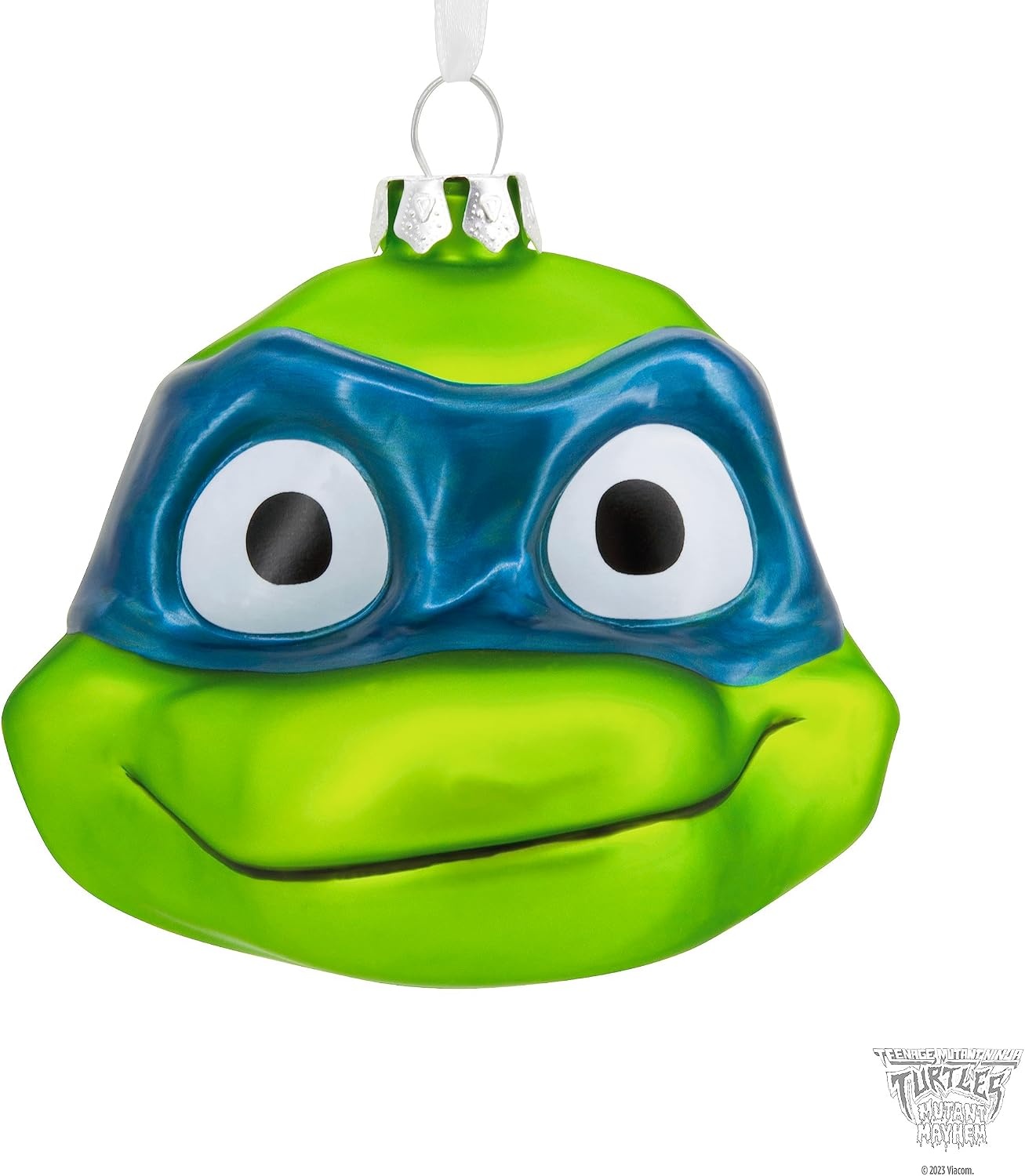 image:imageHallmark Teenage Mutant Ninja Turtles Mutant Mayhem Leonardo Christmas Ornament Blown GlassLeonardo