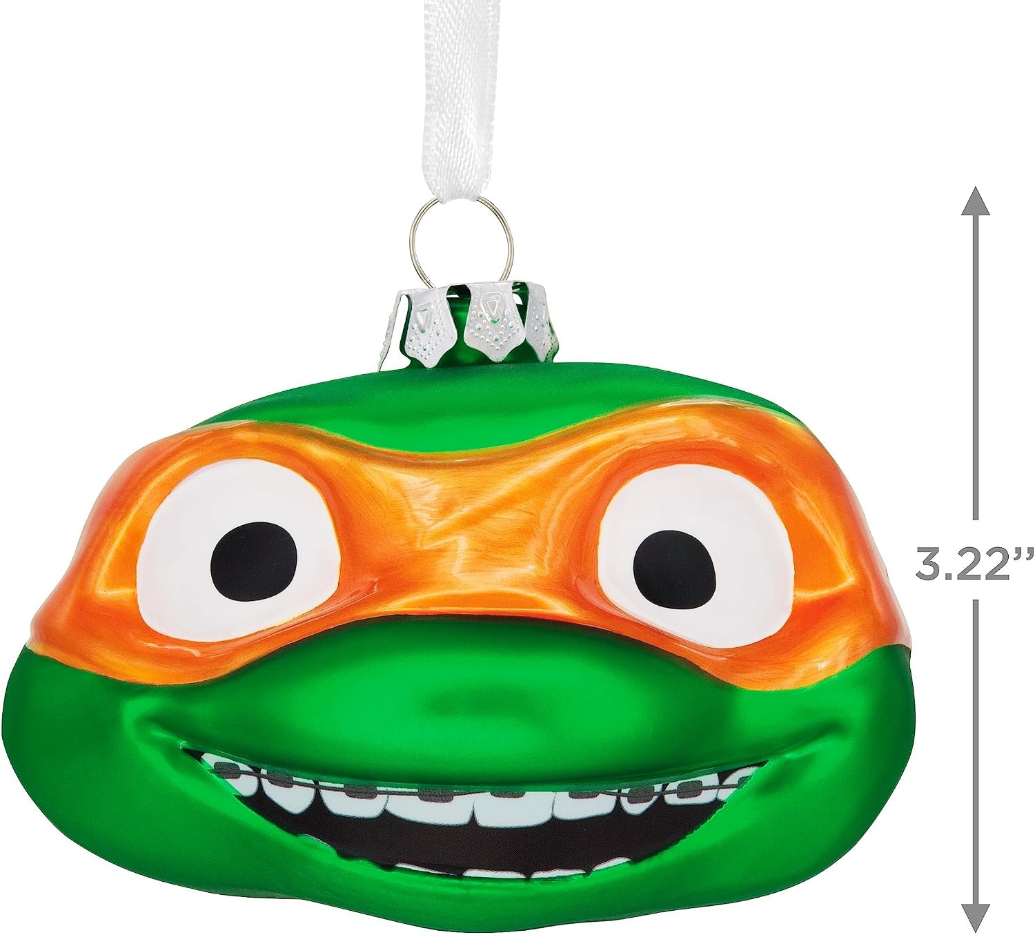 image:imageHallmark Teenage Mutant Ninja Turtles Mutant Mayhem Leonardo Christmas Ornament Blown GlassMichelangelo
