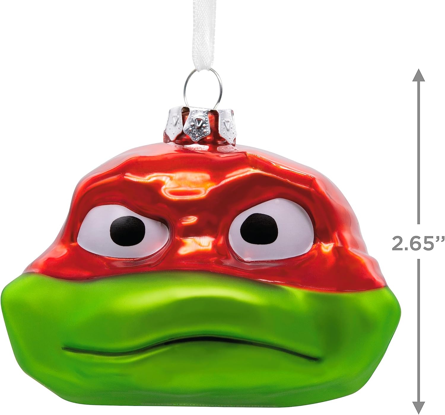 image:imageHallmark Teenage Mutant Ninja Turtles Mutant Mayhem Leonardo Christmas Ornament Blown GlassRaphael Head