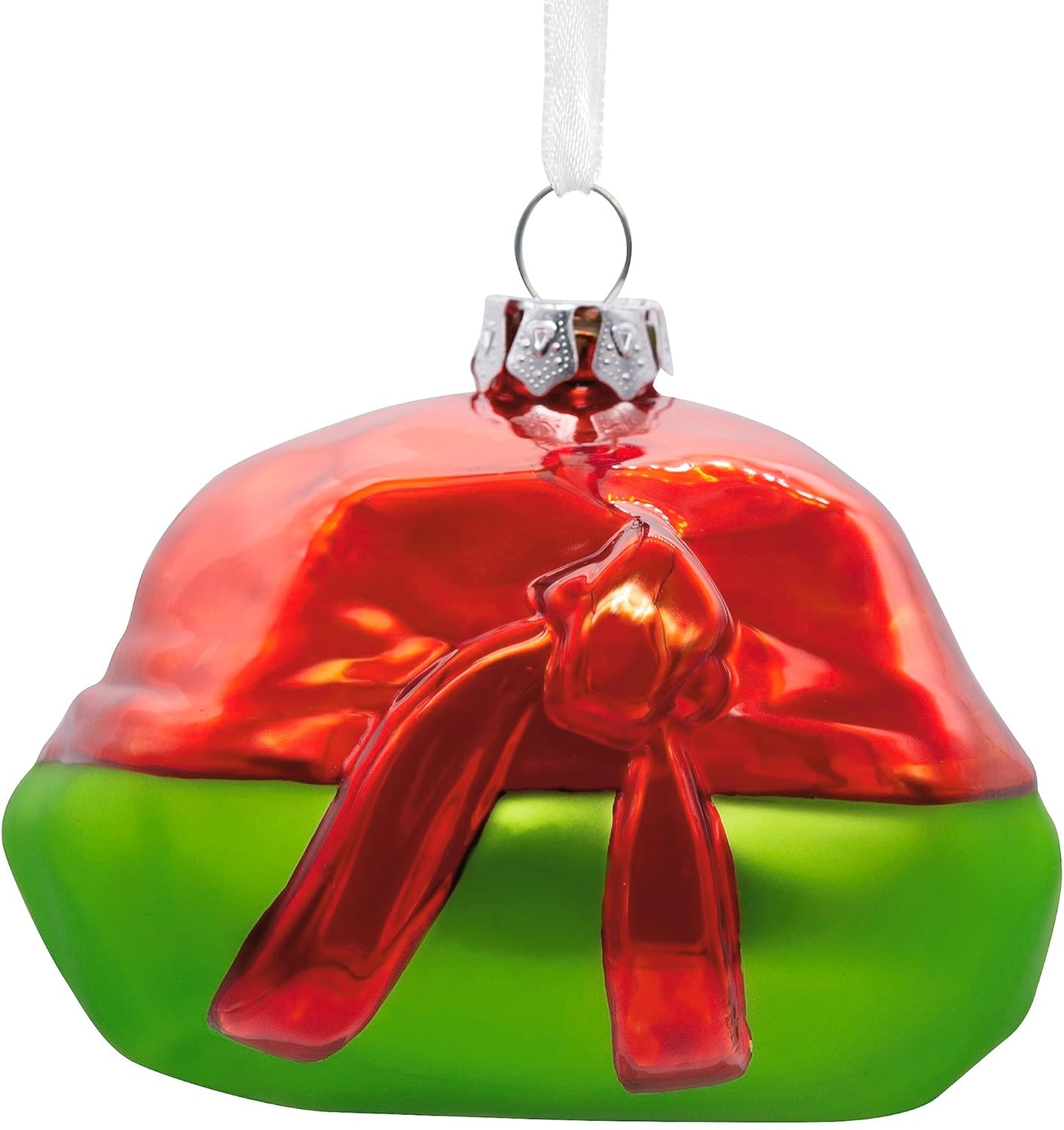 image:imageHallmark Teenage Mutant Ninja Turtles Mutant Mayhem Leonardo Christmas Ornament Blown GlassRaphael Head