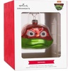 Hallmark Teenage Mutant Ninja Turtles: Mutant Mayhem Leonardo Christmas Ornament, Blown Glass(Raphael Head)