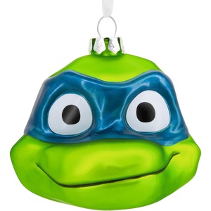 Hallmark Teenage Mutant Ninja Turtles: Mutant Mayhem Leonardo Christmas Ornament, Blown Glass(Leonardo)