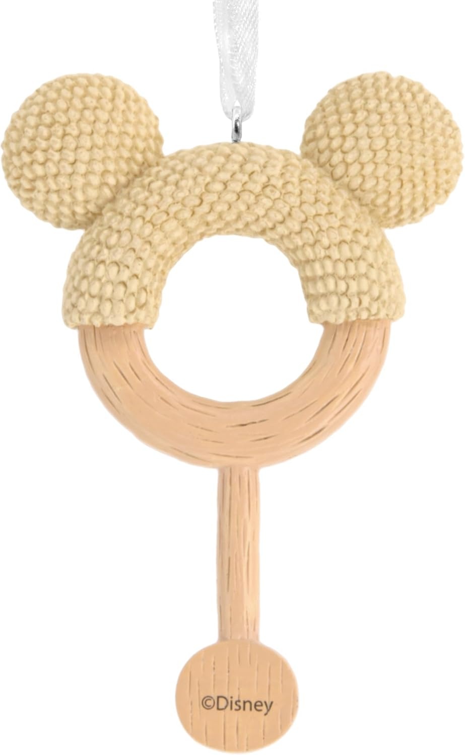 image:imageHallmark Christmas Ornament Disney Mickey Mouse Babys First Christmas Rattle Ornament Gifts for Disney Fans