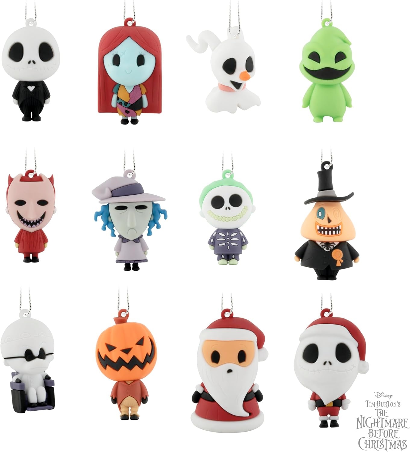 image:imageHallmark Countdown Calendar Box with 12 Mini Ornaments Disney Tim Burtons The Nightmare Before Christmas Countdown Calendar Box with 12 Mini Ornaments Gifts for Disney Fans