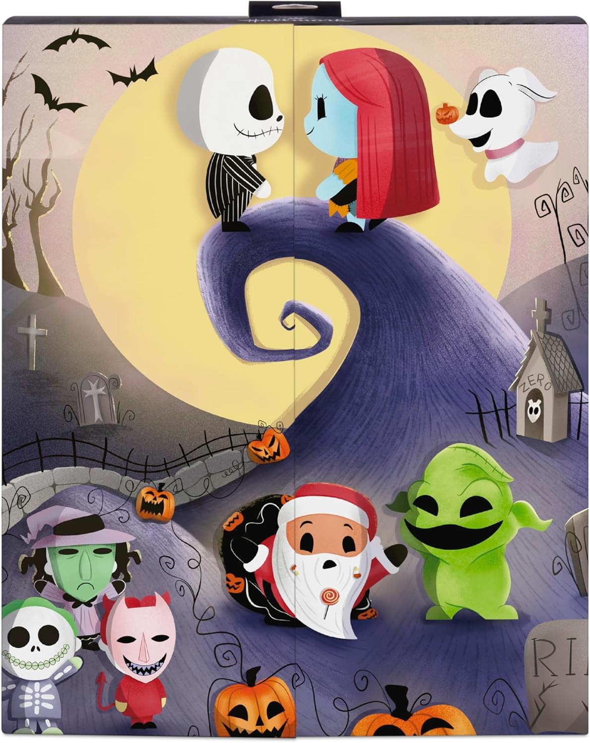 image:imageHallmark Countdown Calendar Box with 12 Mini Ornaments Disney Tim Burtons The Nightmare Before Christmas Countdown Calendar Box with 12 Mini Ornaments Gifts for Disney Fans