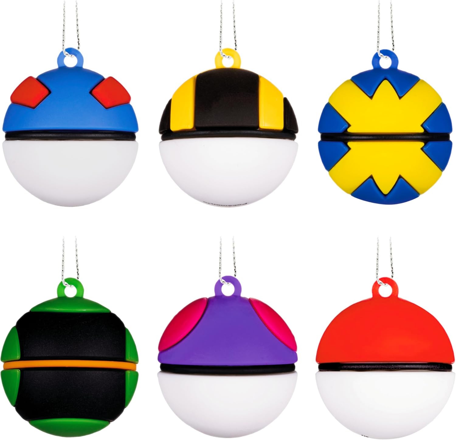 image:imageHallmark Mini Christmas Ornaments Pokmon Pok Ball Ornaments Shatterproof Set of 6 Gifts for Gamers