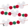 Hallmark Christmas Garland, Disney Mickey Mouse Ears Garland, 72″, Fabric, Gifts for Disney Fans