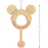 Hallmark Christmas Ornament, Disney Mickey Mouse Baby’s First Christmas Rattle Ornament, Gifts for Disney Fans