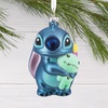 Hallmark Christmas Ornament, Disney Stitch with Scrump Ornament, Blown Glass, Gifts for Disney Fans