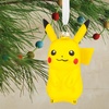 Hallmark Christmas Ornament, Pokémon Pikachu Ornament, Blown Glass, Gifts for Pokémon Fans
