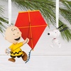 Hallmark Christmas Ornaments, Peanuts Charlie Brown and Snoopy Ornaments, Set of 2, Gifts for Peanuts Fans