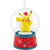 Hallmark Christmas Ornament, Pokémon Pikachu Musical Snow Globe Ornament with Motion, Gifts for Pokémon Fans