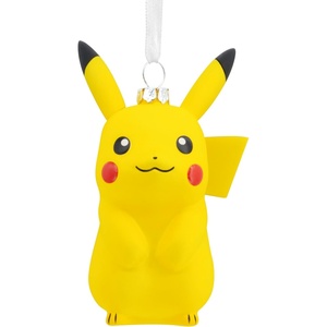 Hallmark Christmas Ornament, Pokémon Pikachu Ornament, Blown Glass, Gifts for Pokémon Fans