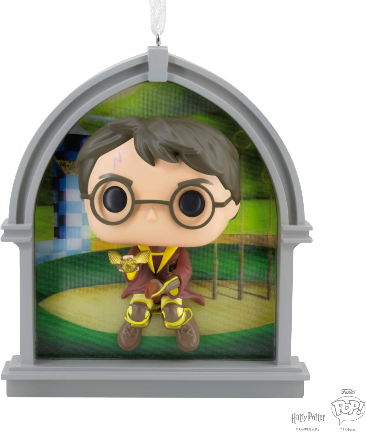 image:imageHallmark Christmas Ornament Harry Potter Quidditch Funko POP Ornament with Lenticular Dimension Gifts for Harry Potter Fans