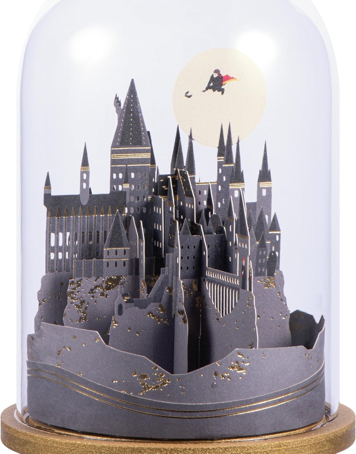 image:imageHallmark Signature Christmas Ornament Harry Potter Hogwarts Castle Cloche Ornament Glass and Paper Gifts for Harry Potter Fans