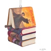 Hallmark Christmas Ornament, Harry Potter Stacked Books and Wand Ornament, Gifts for Harry Potter Fans