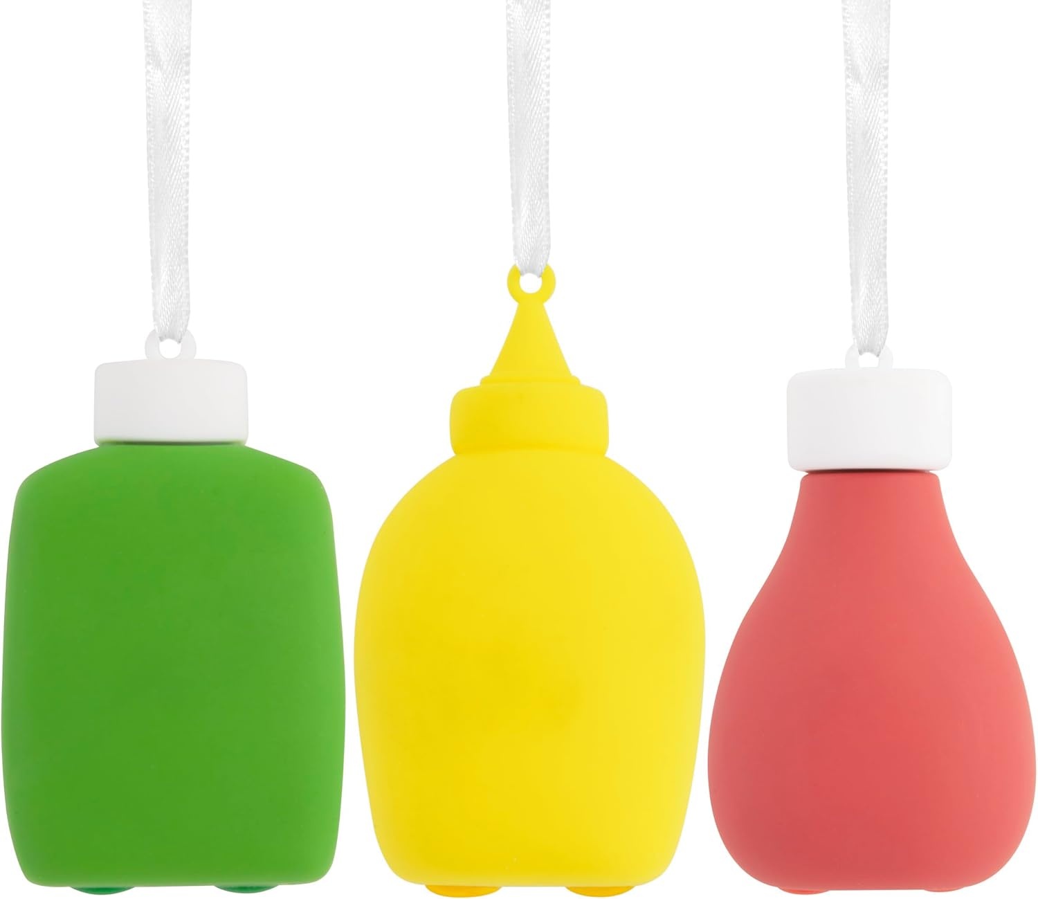 image:imageHallmark Better Together Ketchup Mustard and Relish Magnetic Christmas Ornaments Shatterproof Set of 3 Food Gifts