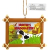 Hallmark Pet Memorial Photo Frame Christmas Ornament, Metal(Hunting Dog)